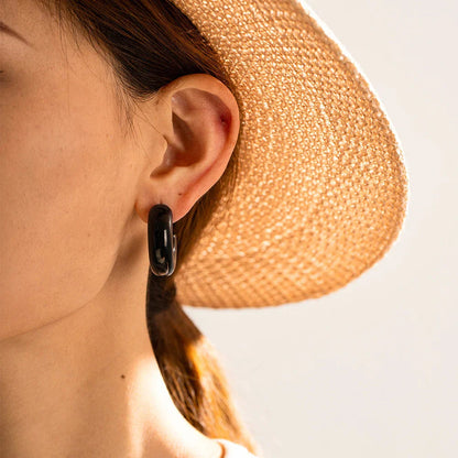 [Royal Vicky]Natalia Chunky Gold Hoops