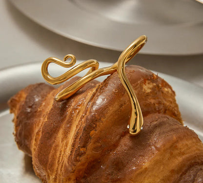 [Royal Vicky]Gemmie Golden Snake Ring