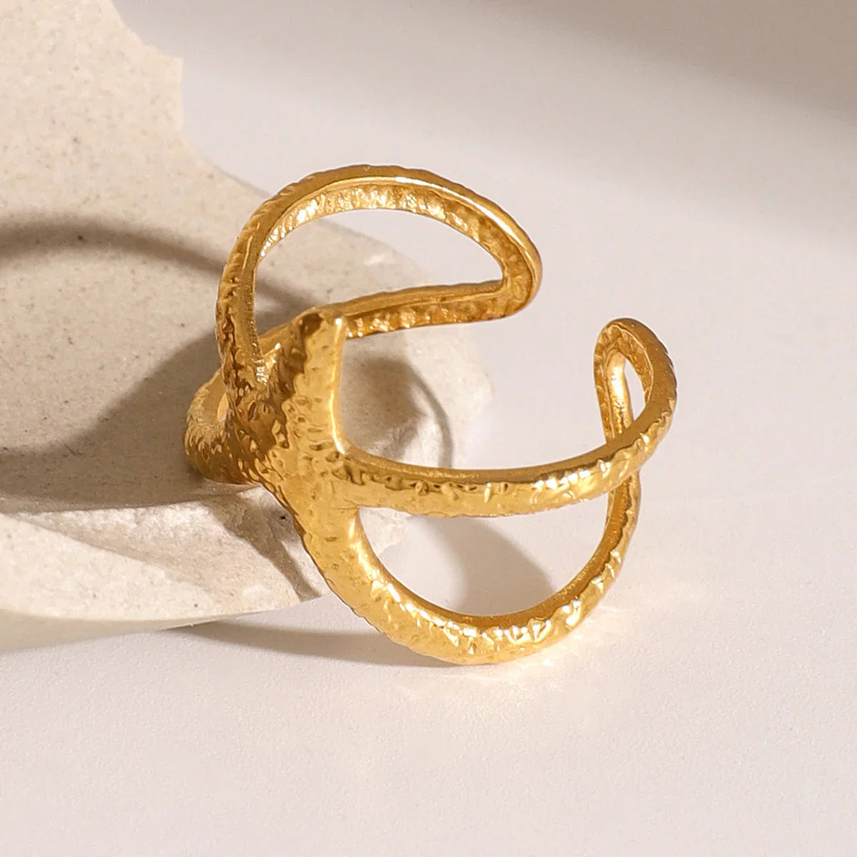 [Royal Vicky]Aurelie Gold Starfish Ring