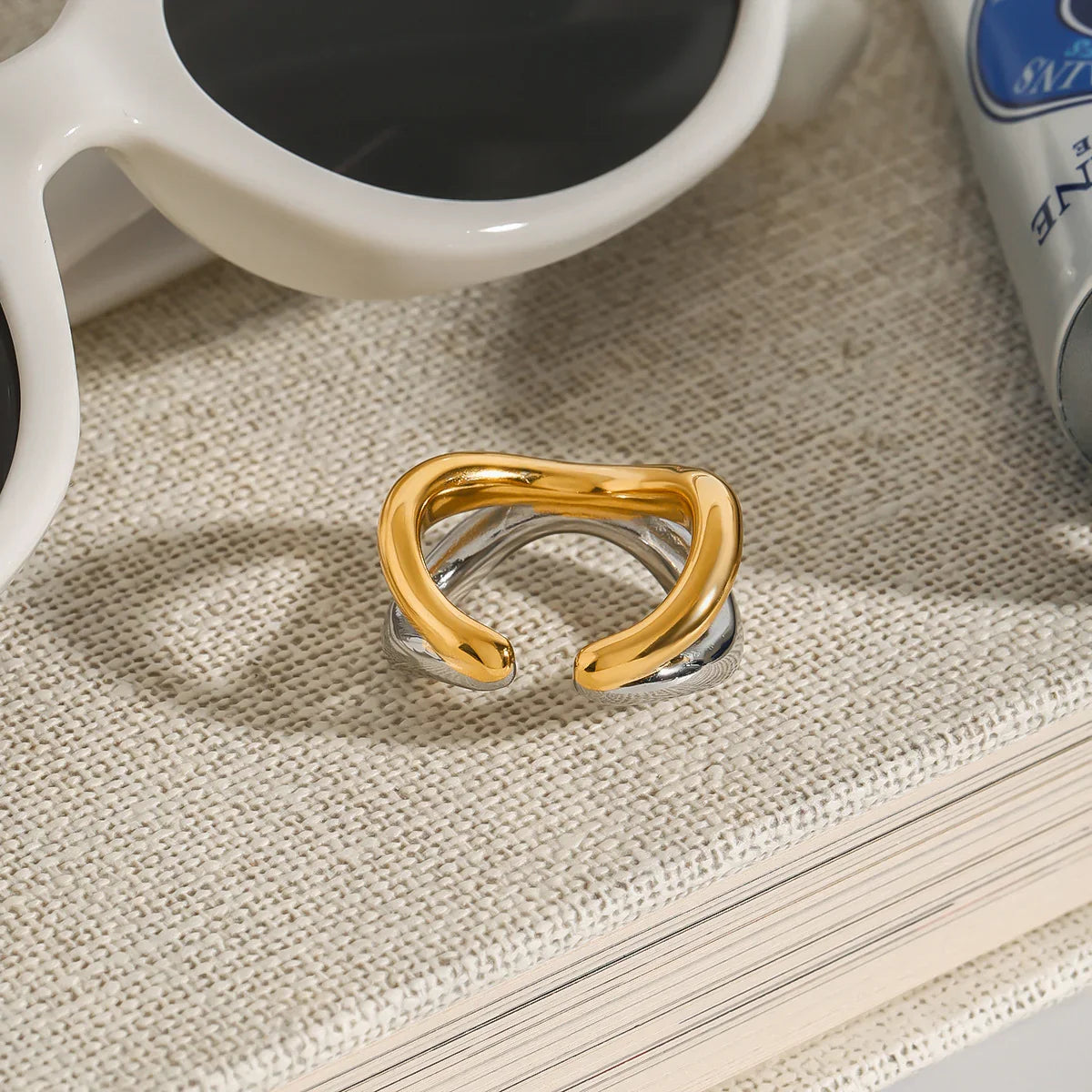 [Royal Vicky]Deanna Gold Intertwined Ring