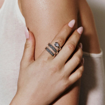 [Royal Vicky]Davina Gold Serpent Ring
