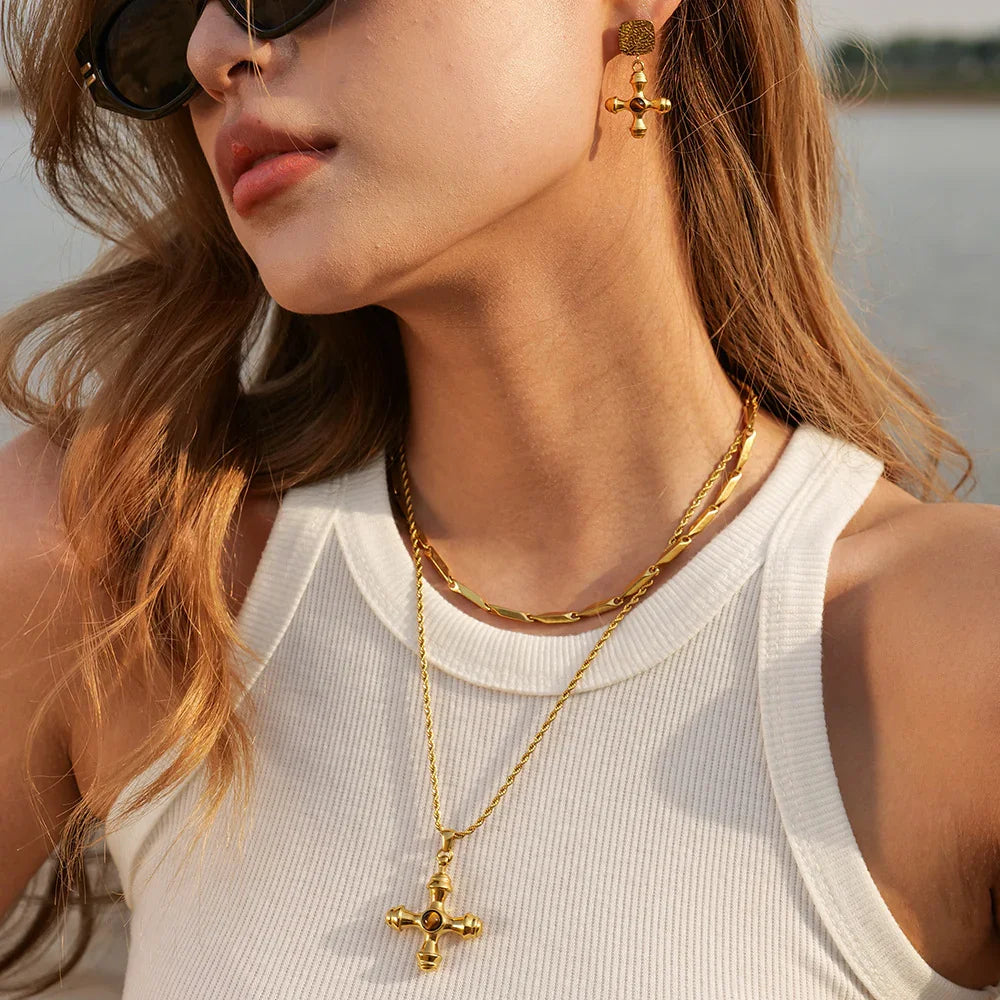 [Royal Vicky]Della Gold Necklace