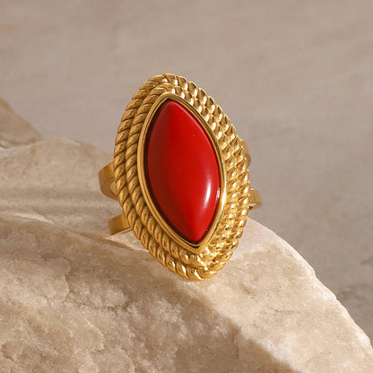 [Royal Vicky]Heidi Marquise Gold Ring