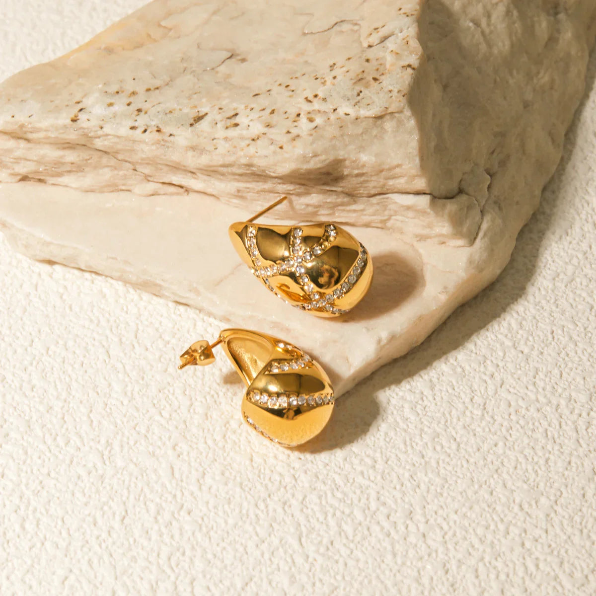 [Royal Vicky]Linnea Gold Earrings
