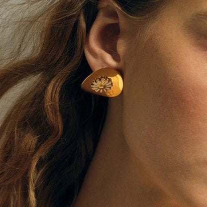 [Royal Vicky]Georgiana Gold Earrings