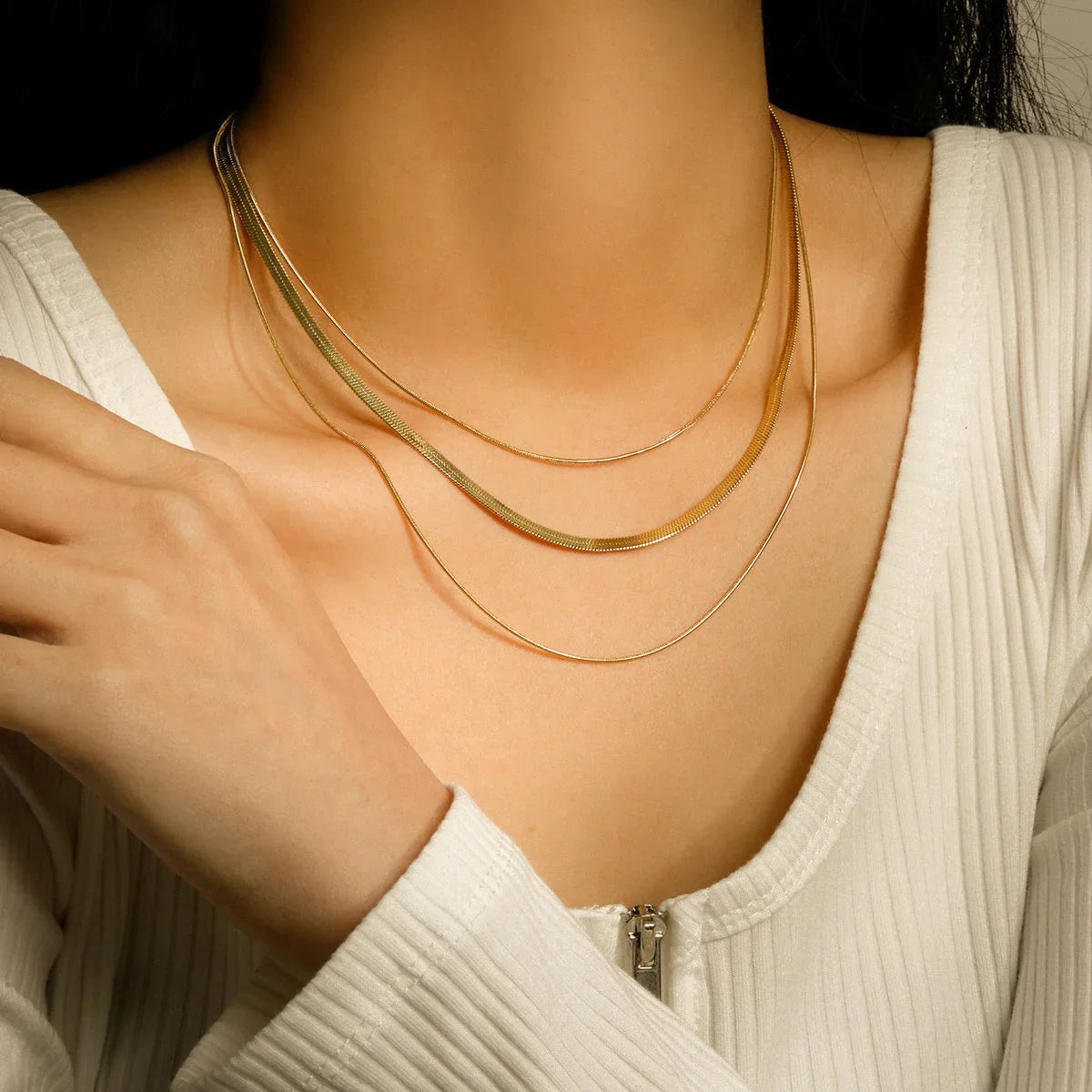 [Royal Vicky]Zafina Gold Necklace