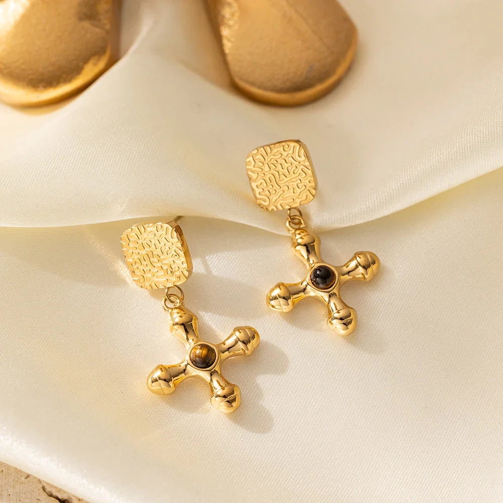 [Royal Vicky]Della Gold Earrings