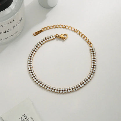 [Royal Vicky]Celene Layered Tennis Bracelet