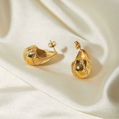[Royal Vicky]Linnea Gold Earrings