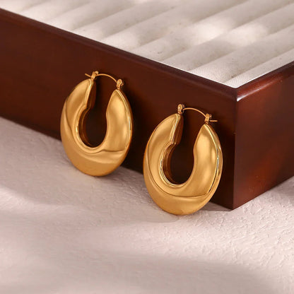 [Royal Vicky]Kayleigh Chunky Hoop Earrings