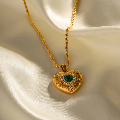[Royal Vicky]Caelus Gold Heart Necklace