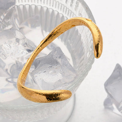 [Royal Vicky]Audrina Contemporary Gold Bangle