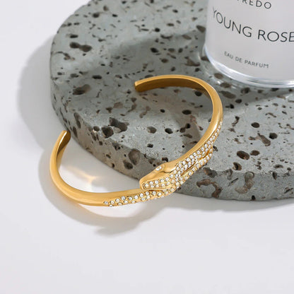 [Royal Vicky]Rosalee Serpentine Diamond Bangle