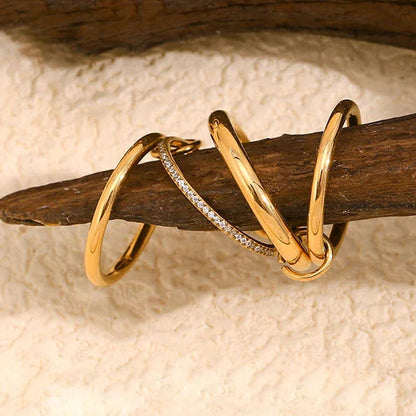 [Royal Vicky]Christabel Diamond Ring Stack