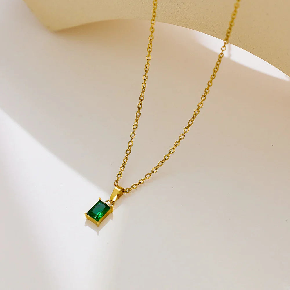 [Royal Vicky]Emi Green Necklace