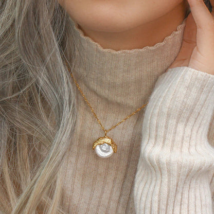 [Royal Vicky]Kimberly Pearl Necklace