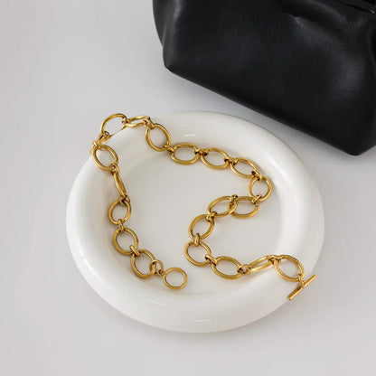 [Royal Vicky]Cielle Chunky Gold Chain Necklace