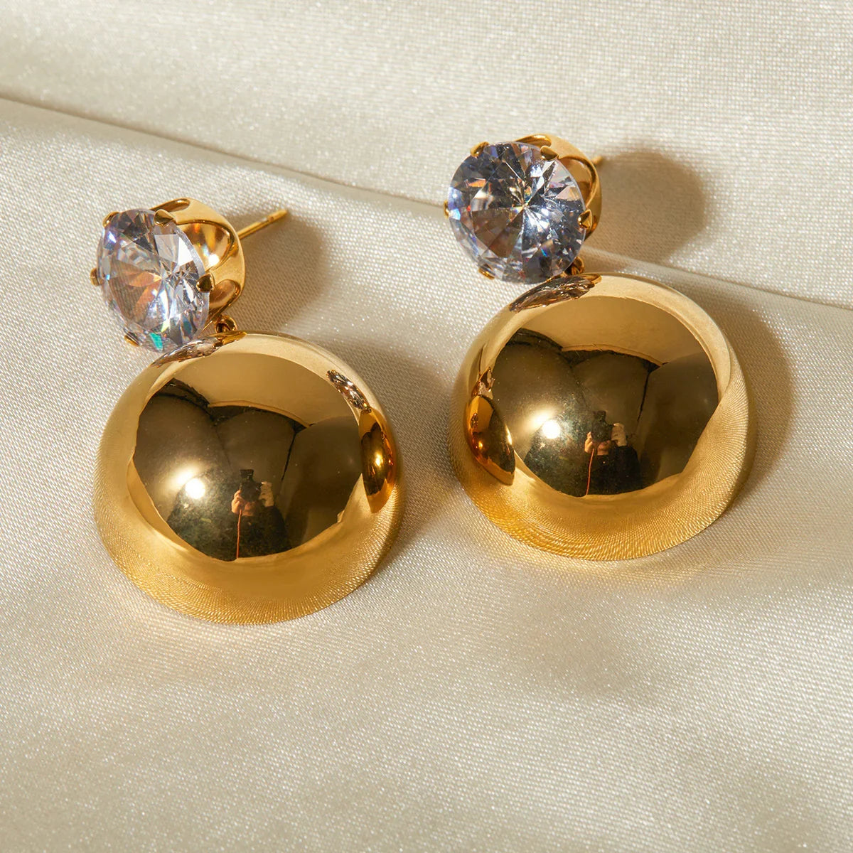 [Royal Vicky]Gretta Gold Earrings