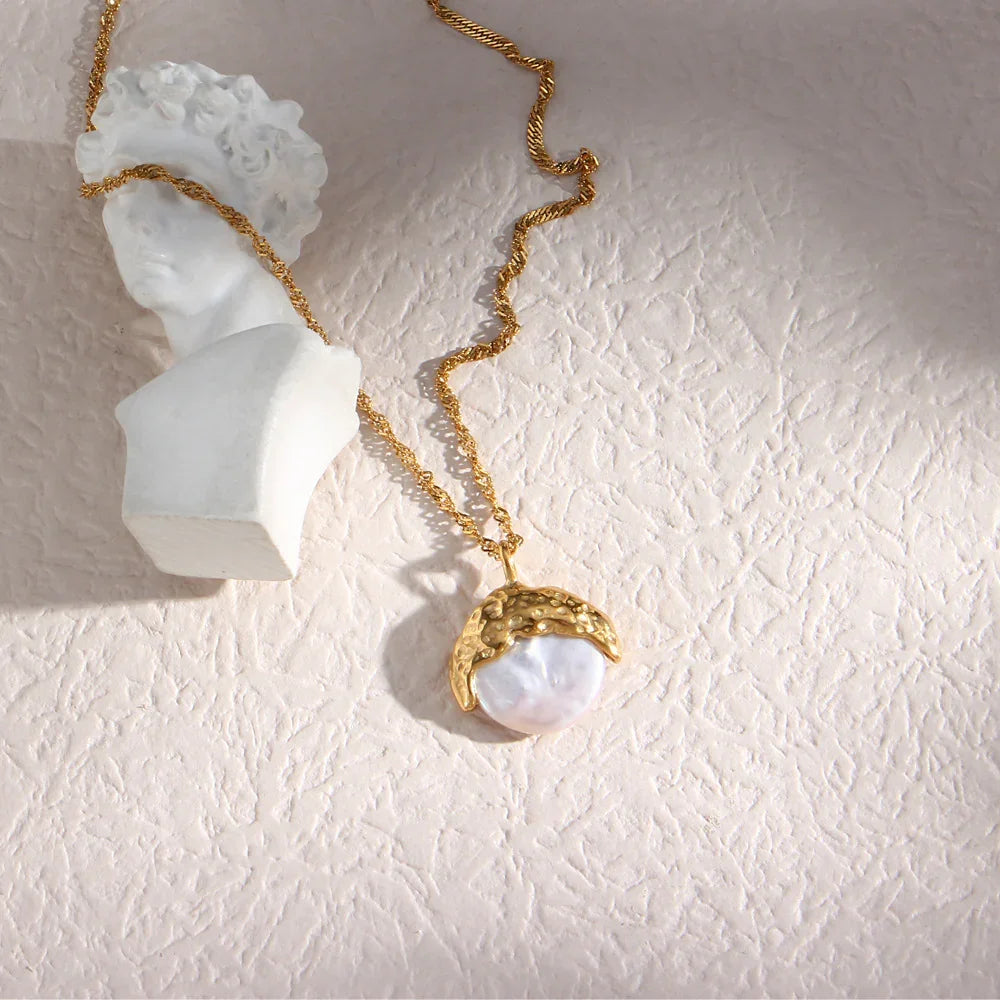 [Royal Vicky]Kimberly Pearl Necklace