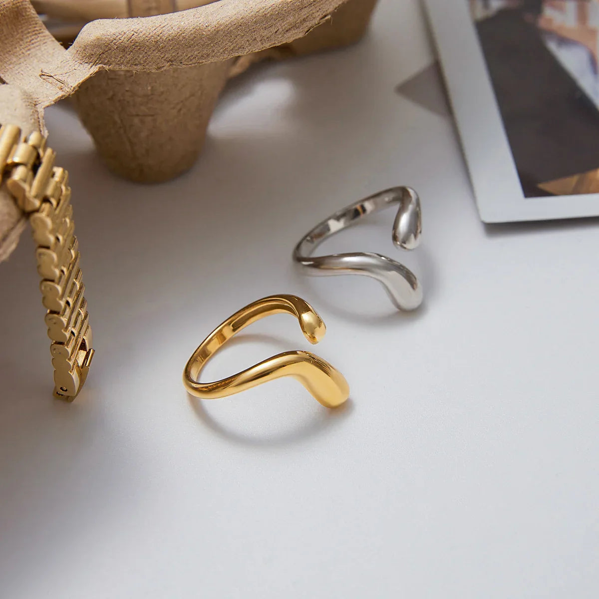 [Royal Vicky]Diane Twisted Band Ring