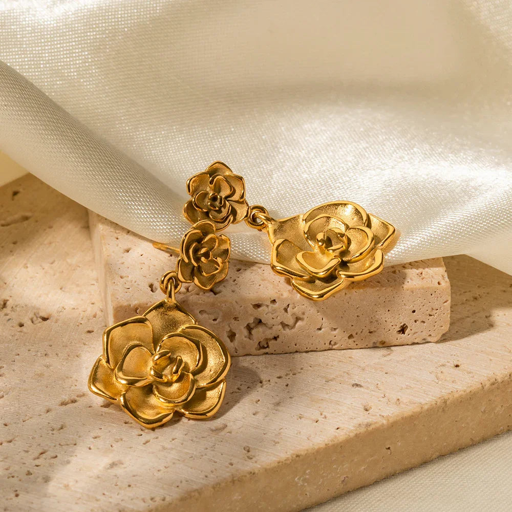 [Royal Vicky]Thelma Gold Earrings