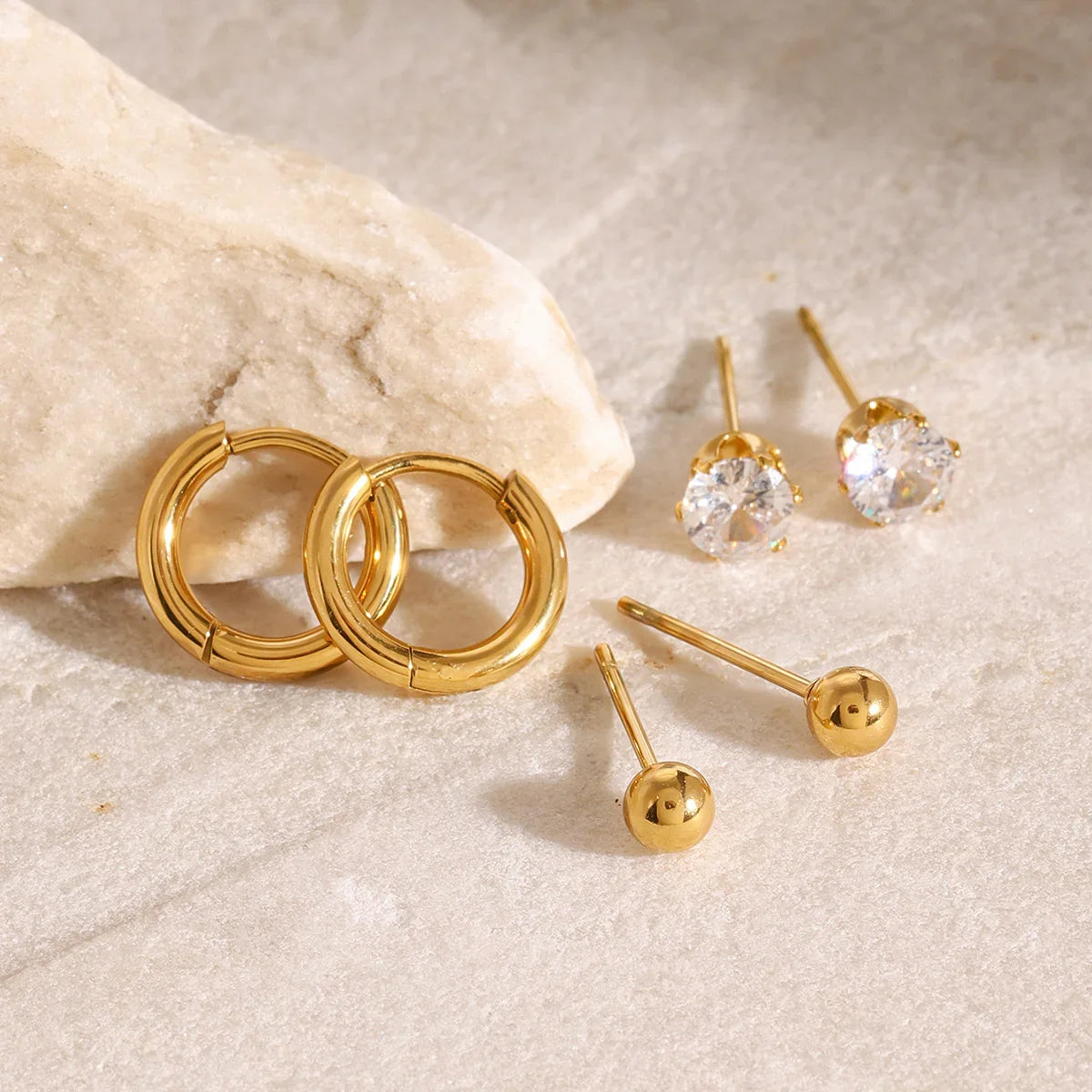 [Royal Vicky]Megan Diamond Earring Bundle