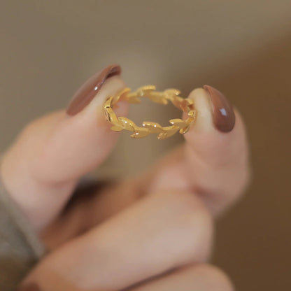 [Royal Vicky]Rhea Golden Vine Ring