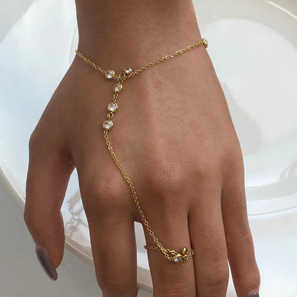 [Royal Vicky]Elina Diamond Hand Chain