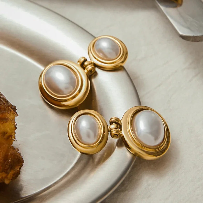 [Royal Vicky]Winnie Freshwater Pearl Earrings