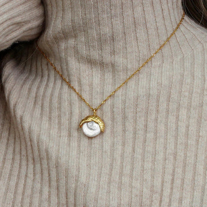 [Royal Vicky]Kimberly Pearl Necklace