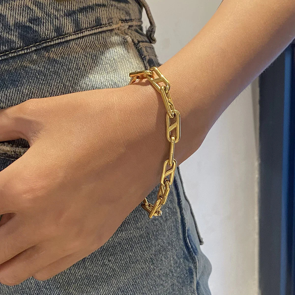 [Royal Vicky]Melissa Gold Chain Bracelet
