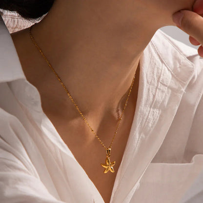 [Royal Vicky]Emmie Gold Starfish Pendant