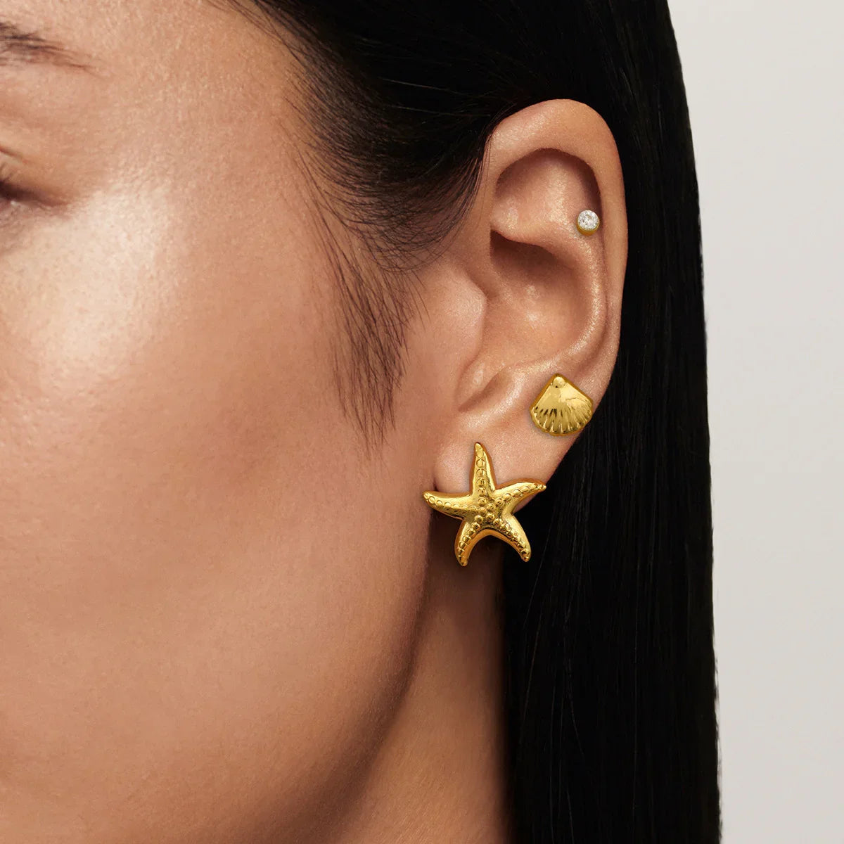 [Royal Vicky]Arielle Ocean-Inspired Earring Bundle