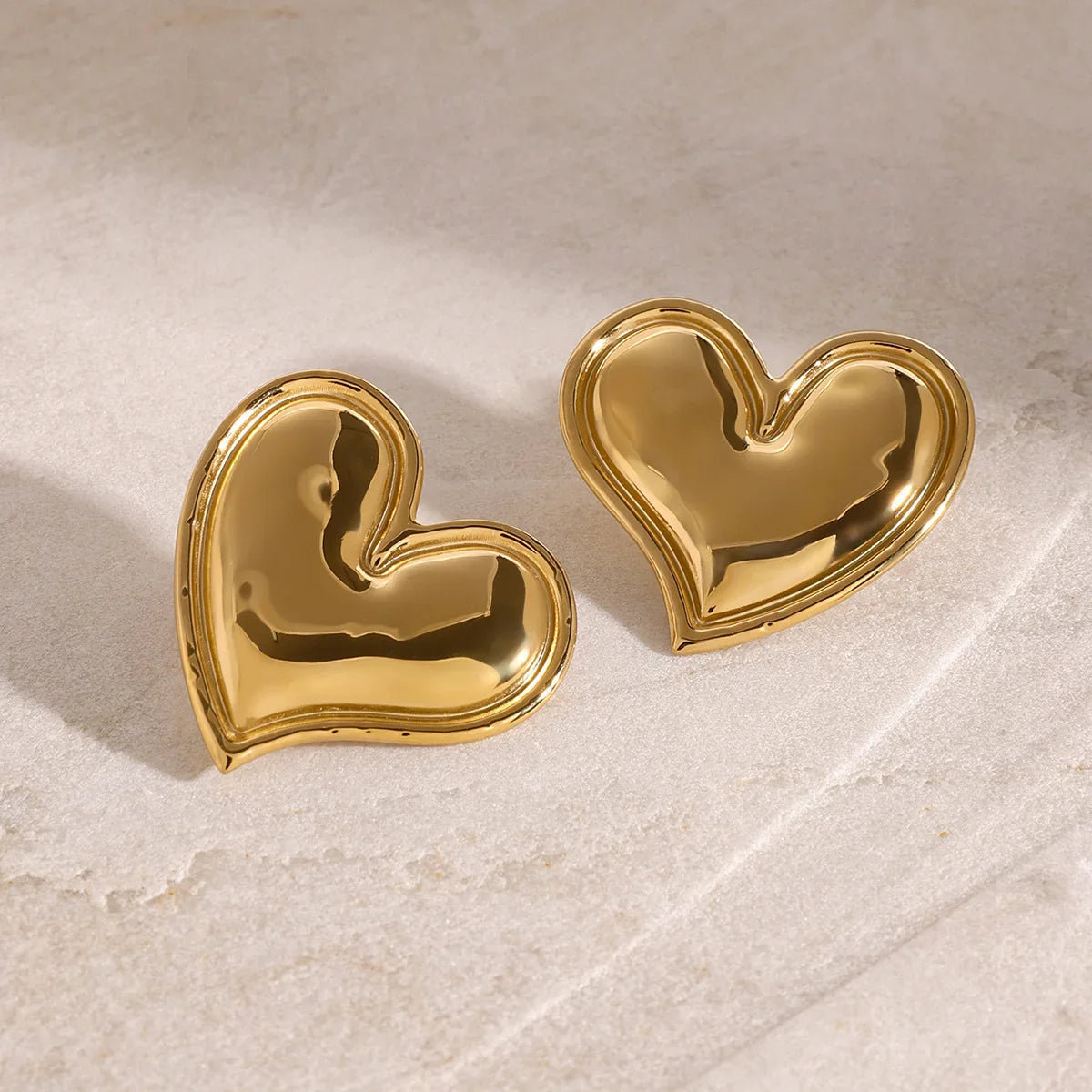 [Royal Vicky]Liora Gold Heart Earrings