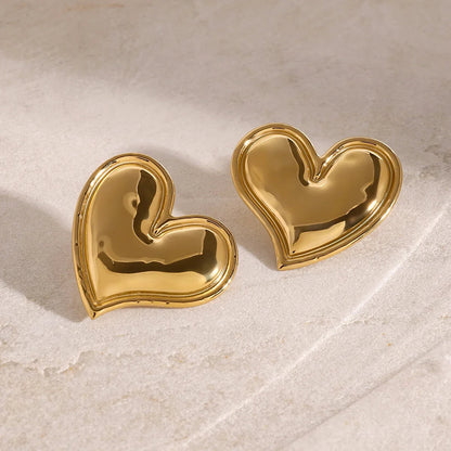 [Royal Vicky]Liora Gold Heart Earrings
