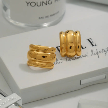 [Royal Vicky]Angela Gold Arch Earrings