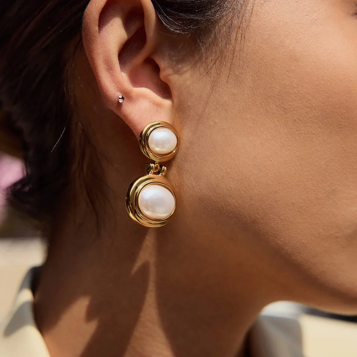 [Royal Vicky]Winnie Freshwater Pearl Earrings