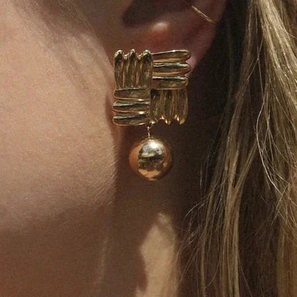 [Royal Vicky]Alba Gold Earrings