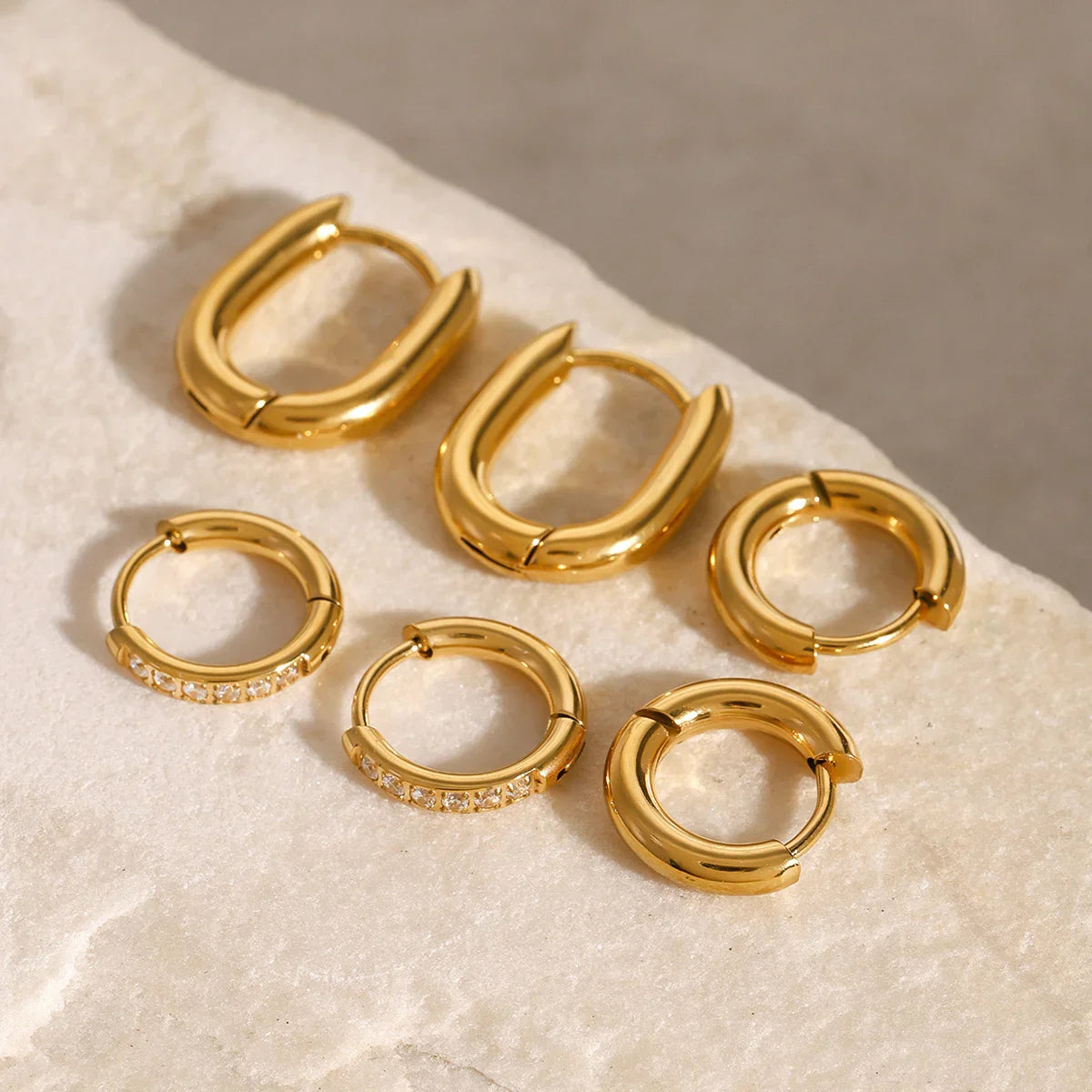 [Royal Vicky]Florielle Staple Hoops Bundle