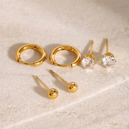[Royal Vicky]Megan Diamond Earring Bundle