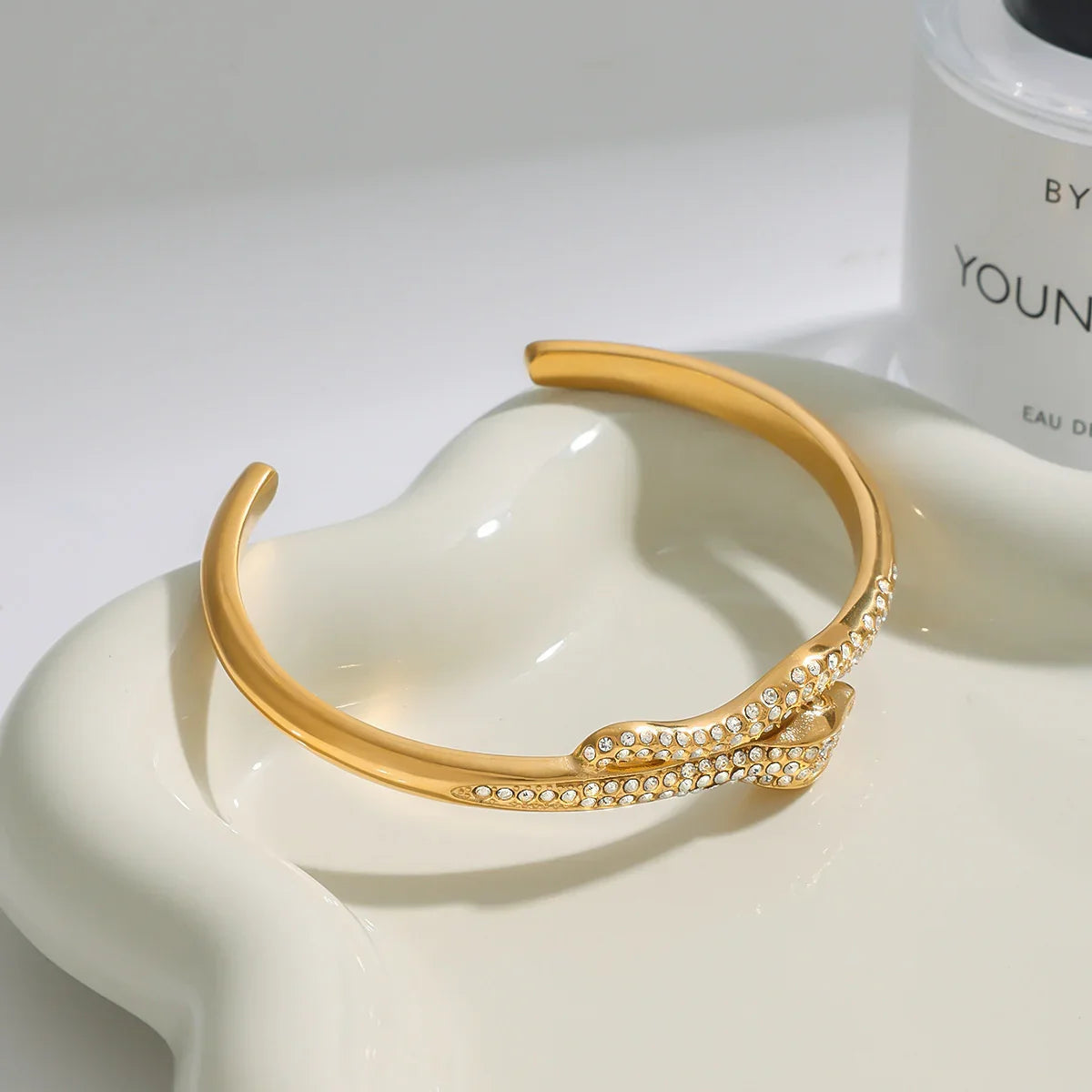 [Royal Vicky]Rosalee Serpentine Diamond Bangle