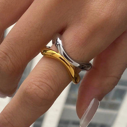 [Royal Vicky]Deanna Gold Intertwined Ring