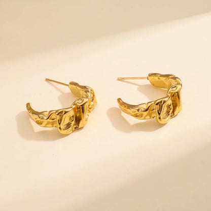 [Royal Vicky]Ashley Gold Earrings