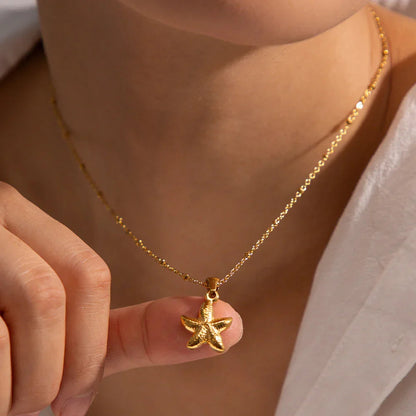 [Royal Vicky]Emmie Gold Starfish Pendant
