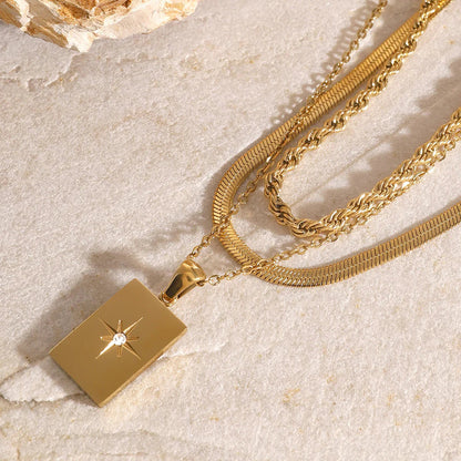 [Royal Vicky]Raphaela Layered Gold Necklace