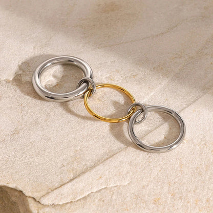 [Royal Vicky]Canaria Stacked Ring