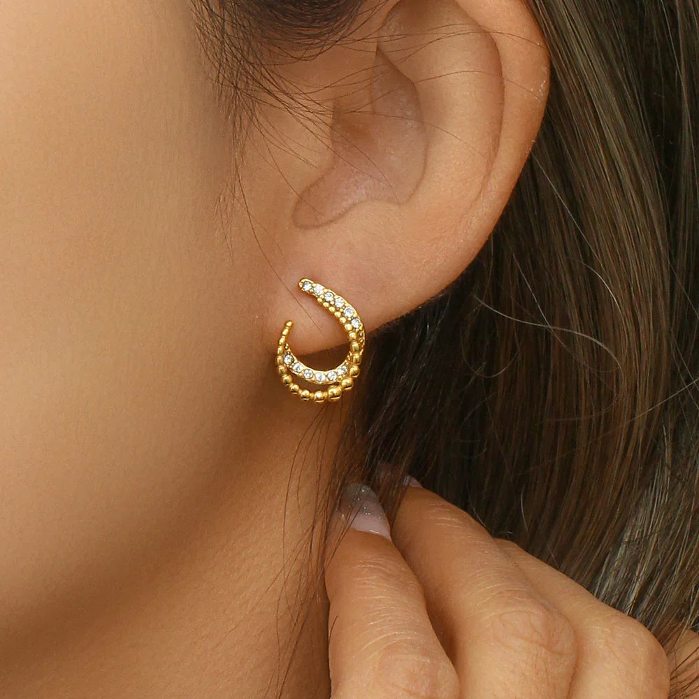 [Royal Vicky]Nola Gold Earrings