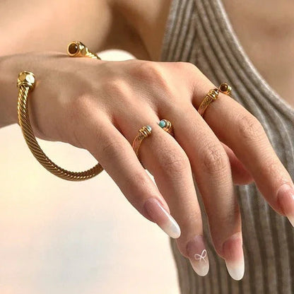 [Royal Vicky]Thea Gold Bracelet