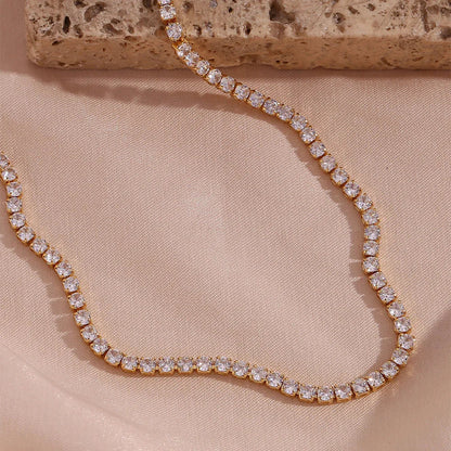 [Royal Vicky]Isolde Diamond Tennis Necklace