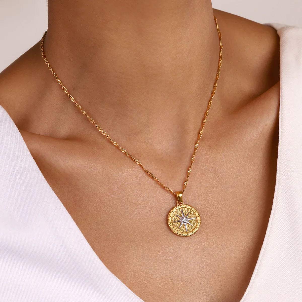 [Royal Vicky]Parker Gold Star Pendant